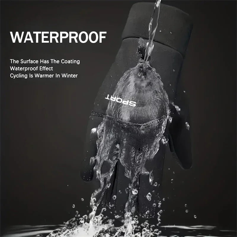 Winter Touchscreen Windproof Thermal Gloves for Men & Women – Cycling, Running, Hiking & Skiing