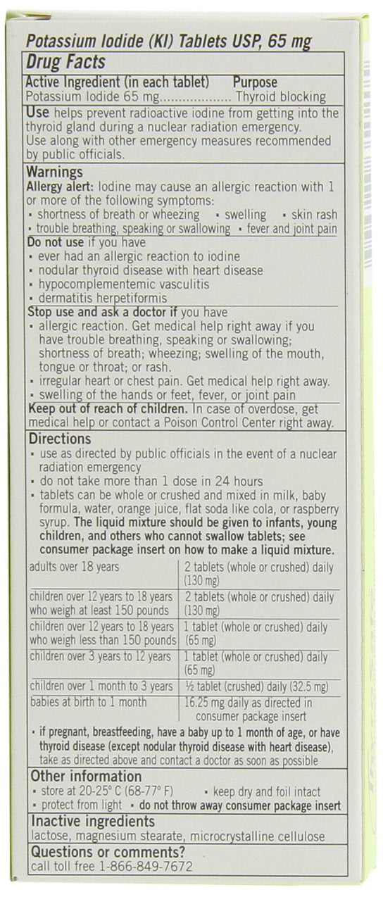Thyrosafe | Potassium Iodide Tablets | 65 MG